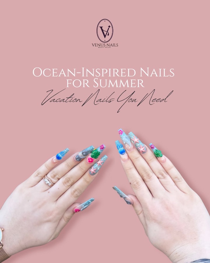 Chrome finish gel nails - Modern nail designs Columbia
